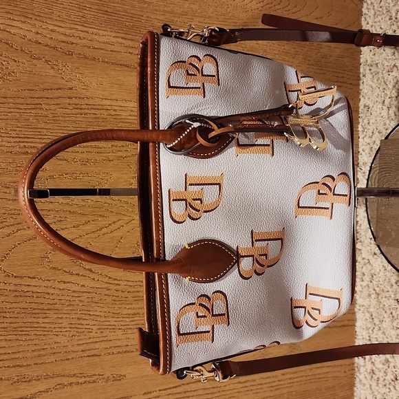 EUC Dooney and Bourke Monogram Small Handle Tote - Picture 3 of 7